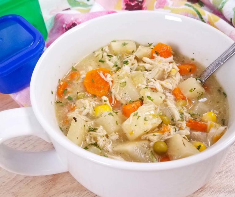 Healthy Chicken Pot Pie Soup