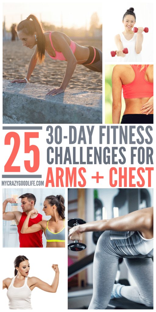 30 Day Chest and Arms Workout Challenges