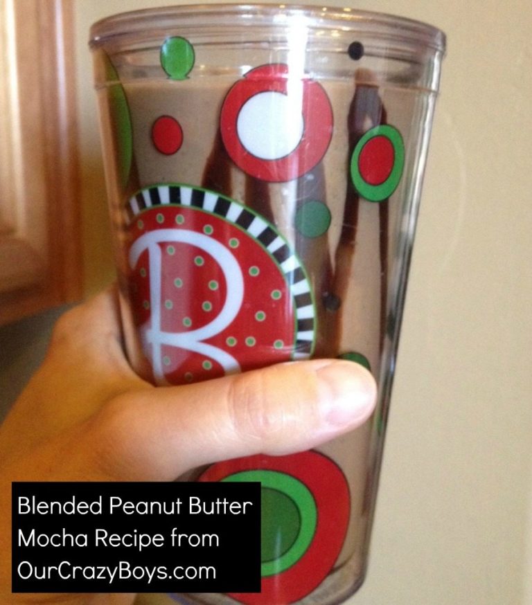 Blended Peanut Butter Mocha Recipe