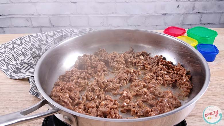 carne asada on a skillet