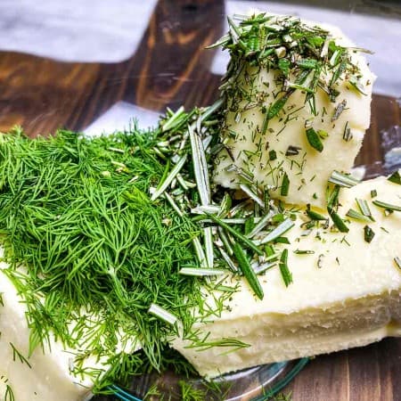 Dill & Rosemary Compound Butter close up