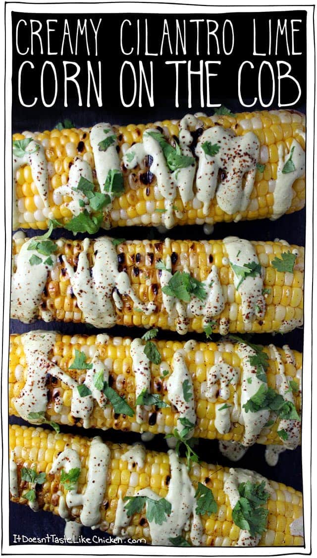 Creamy Cilantro Lime Corn on the Cob