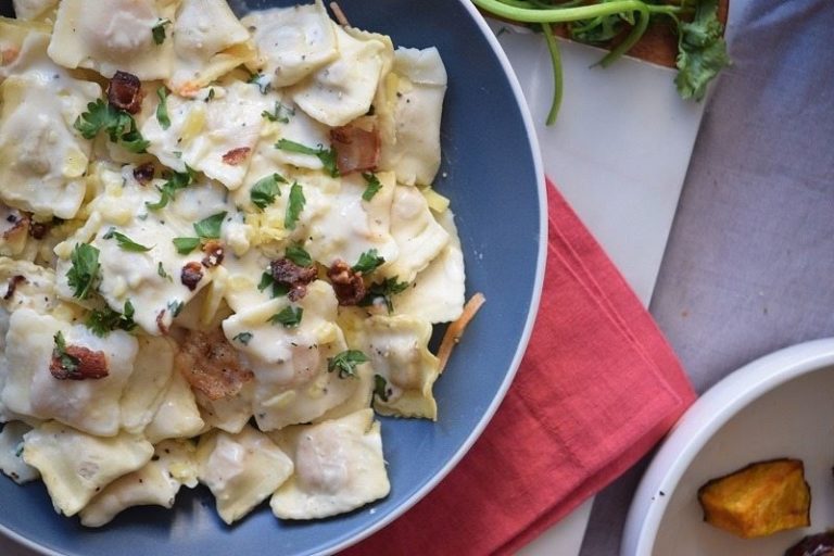 Creamy Asiago Ravioli