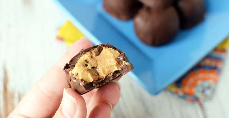 The BEST Healthy Buckeyes | Peanut Butter Buckeyes