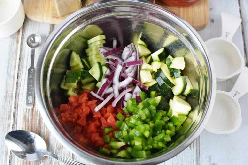 ingredients in gazpacho soup