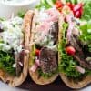 beef gyros with tzatziki sauce