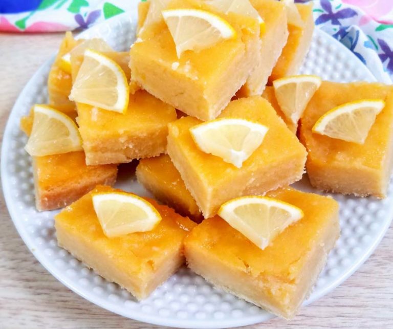 Healthy Lemon Bars–in the Instant Pot!