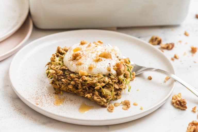 Zucchini Bread Baked Oatmeal