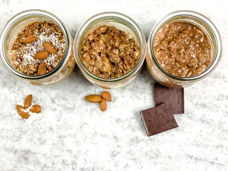 Chocolate Overnight Oats 3 Ways