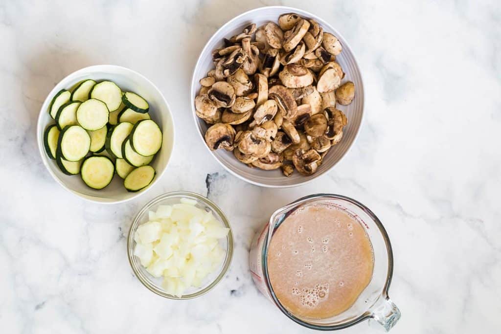 ingredients needed to make Bone Broth Soup