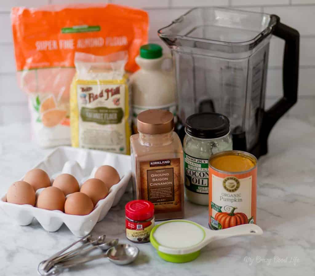 ingredients needed to make Healthy Donuts in a Blender