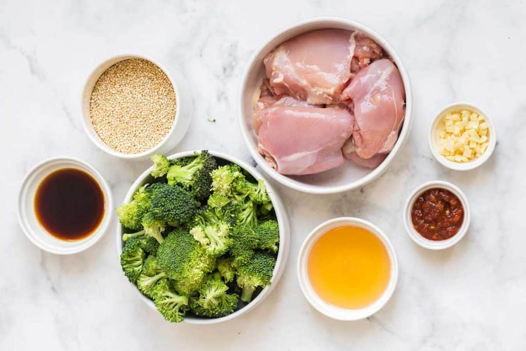 ingredients needed to make Instant Pot Honey Garlic Chicken