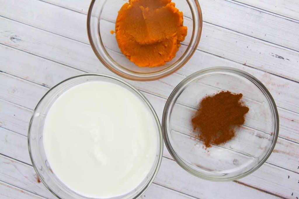 ingredients to make Pumpkin Pie Wonder Whip Recipe