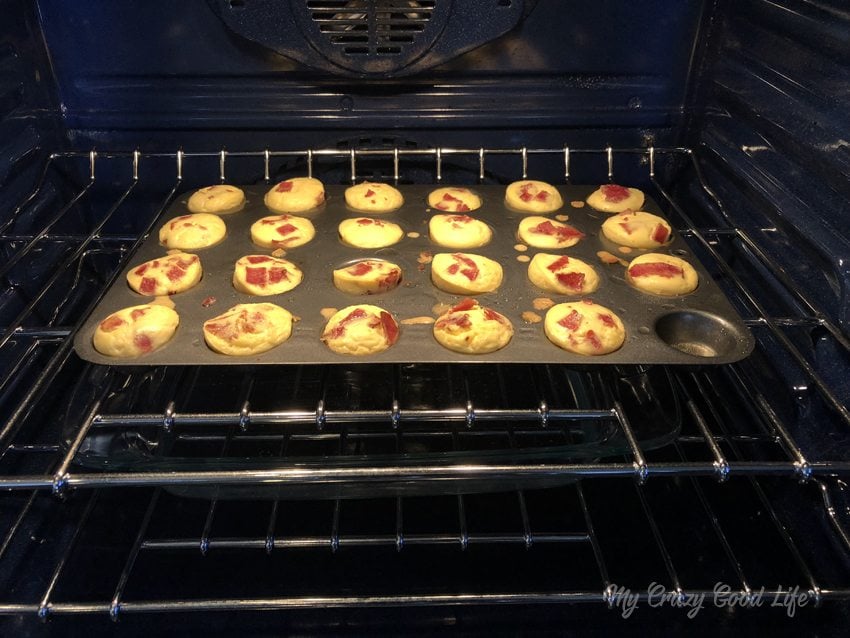 copycat Starbucks Sous Vide Egg Bites in the oven