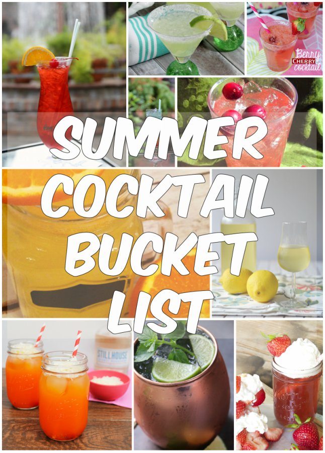 Summer Cocktail Bucket List