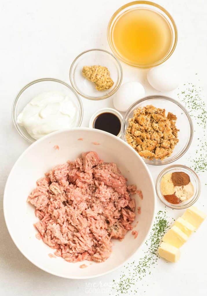 ingredients needed for turkey swedish meatballs